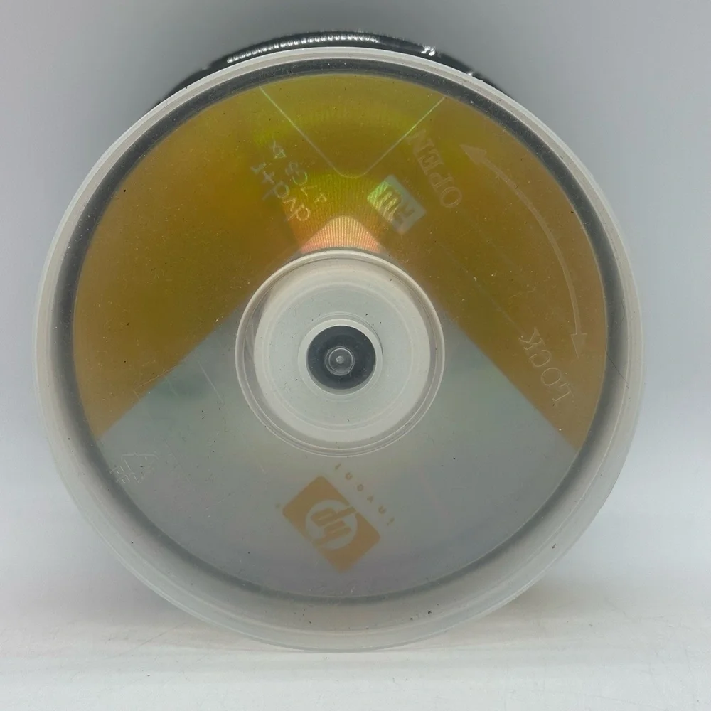 NISP HP DR00024 DVD+R 4.7GB 50 Pack Spindle Blank DVD Media 4x‎ Speed Write-Once